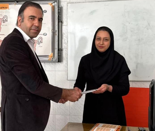 بازدید رئیس مرکز بهداشت شهرستان تفرش از کلاس آمادگی برای زایمان شهرستان تفرش