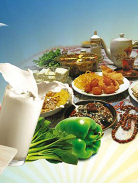 تغذیه در ماه رمضان