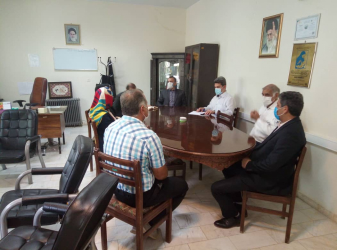 برگزاری جلسه ای با خیرین بیمارستان