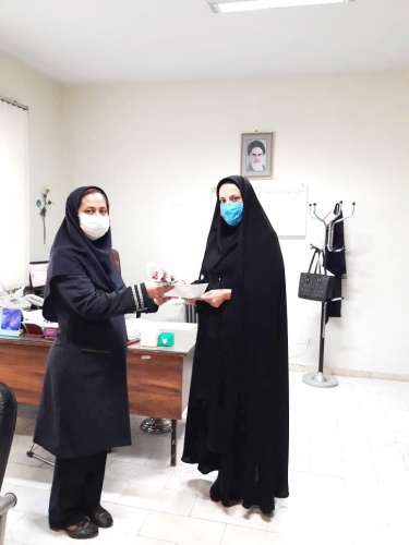 تقدیر از کارشناس ایمنی بیمارستان