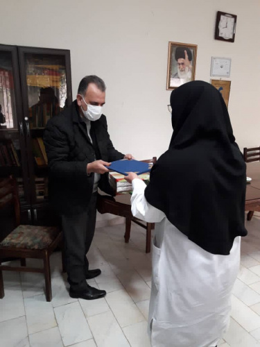 مراسم بازنشستگی و تقدیر از مسئول آزمایشگاه