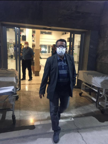 بازدید شبانه مدیر محترم شبکه بهداشت از اورژانس