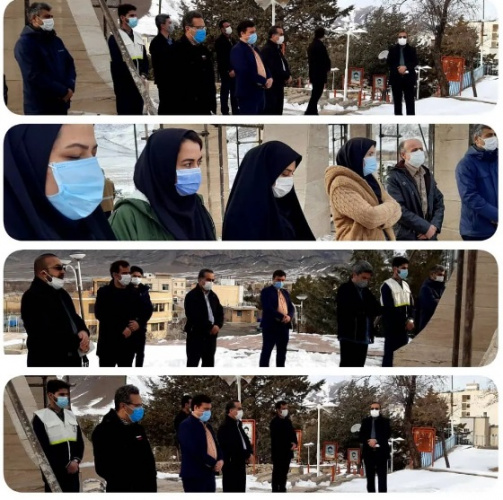 ادای احترام به شهدای گمنام به مناسبت دهه مبارک فجر