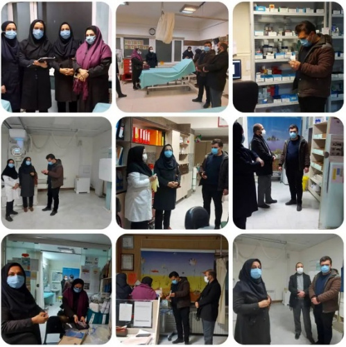 بازدید شبانه از تمامی بخشهای بیمارستان