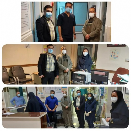 بازدید از بخشهای بیمارستان در ایام تعطیلات نوروز