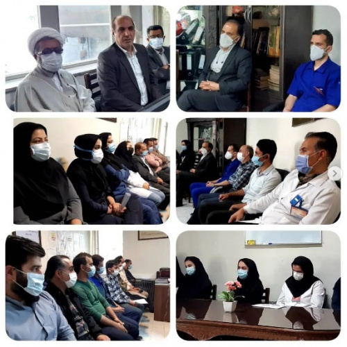 حضور نماینده تفرش در بیمارستان