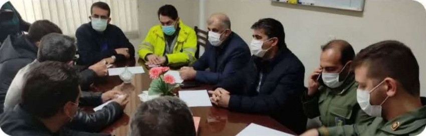 حضور سرپرست دانشگاه علوم پزشکی استان مرکزی در حادثه تصادف تفرش