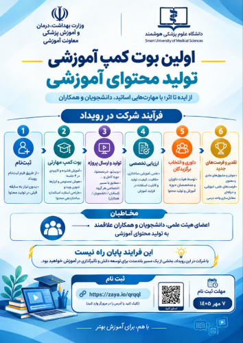 نخستین جشنواره و بوت کمپ کشوری تولید محتوای آموزشی هوشمند