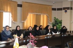 مراسم تکریم بازنشستگی خانم مهندس شیرین آقاجانی کارشناس آزمایشگاه کنترل مواد غذایی