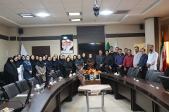 مراسم تکریم بازنشستگی خانم مهندس شیرین آقاجانی کارشناس آزمایشگاه کنترل مواد غذایی