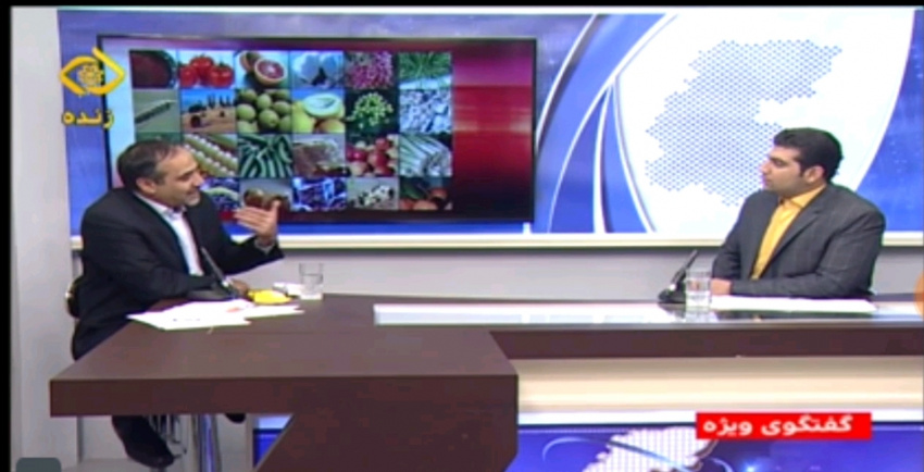 حضور معاون غذا و دارو اراک در گفتگوی ویژه خبری شبکه آفتاب استان مرکزی