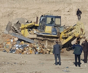نظارت بر امحاء ۱۷ تن کالای قاچاق به ارزش ۱۵ میلیارد ریال در اراک