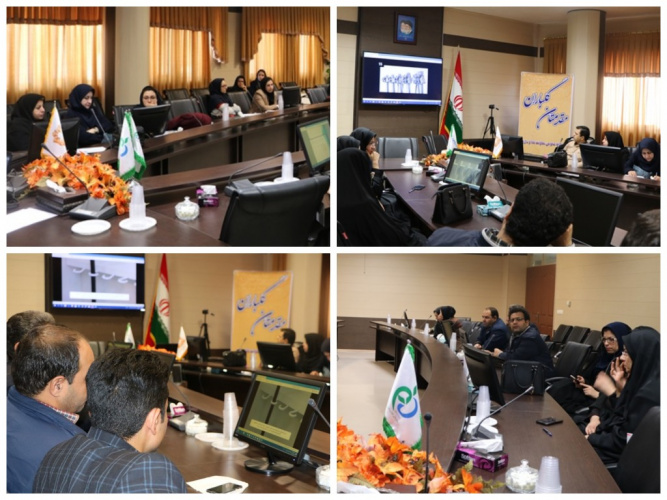 کارگاه آموزشی اصول تأمین و مصرف ضدعفونی کننده ها به صورت ویدئو کنفرانس