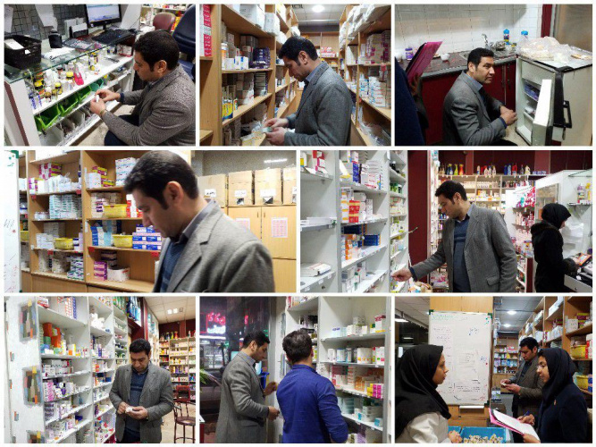 بازدید سرزده و شبانه معاون غذا و دارو اراک از داروخانه های خصوصی و دولتی