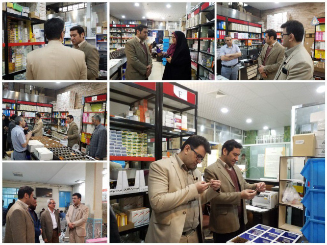 بازدید سرزده سرپرست دانشگاه به همراه معاون غذا و دارو اراک از مراکز ارائه خدمات در ایام نوروز