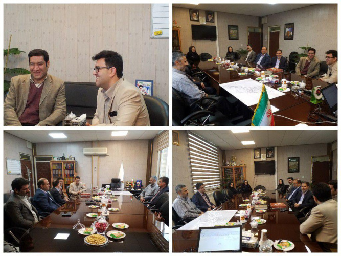 دیدار نوروزی دکتر علیمرادیان سرپرست و مدیران معاونت غذا و دارو با دکتر جمالیان سرپرست دانشگاه علوم پزشکی استان مرکزی