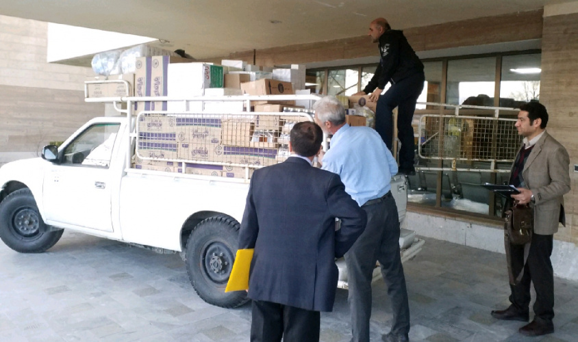 ارسال اولین کمک های دارویی به مناطق سیل زده