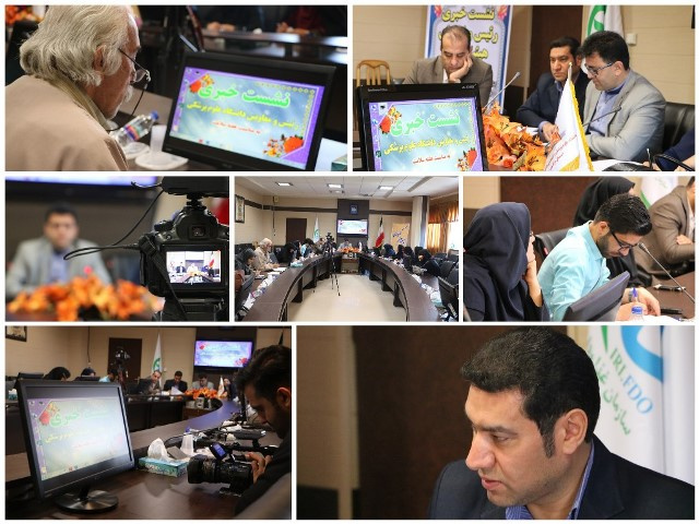 نشست خبری رئیس و معاون غذا و دارو دانشگاه علوم پزشکی استان مرکزی با رسانه‌ها