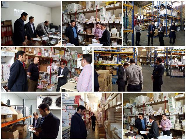بازدید سرزده معاون غذا و دارو از شرکت های پخش دارویی اراک