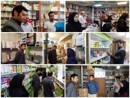 بازدید سرزده معاون غذا و دارو اراک از داروخانه های خصوصی و دولتی