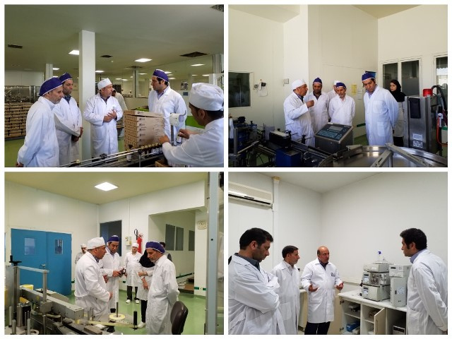 بازدید معاون غذا و دارو و مدیران دارویی اراک از کارخانه داروسازی بهسا