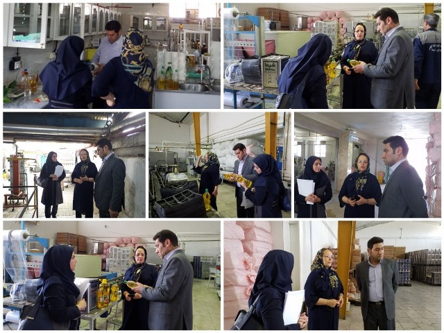 بازدید دکتر علیمرادیان معاون غذا و دارو اراک از کارخانجات تولیدی فرآورده های روغن نباتی