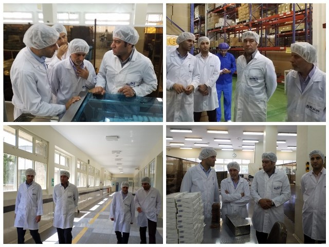 بازدید معاون غذا و دارو و مدیر دارویی اراک از کارخانه داروسازی اکسیر