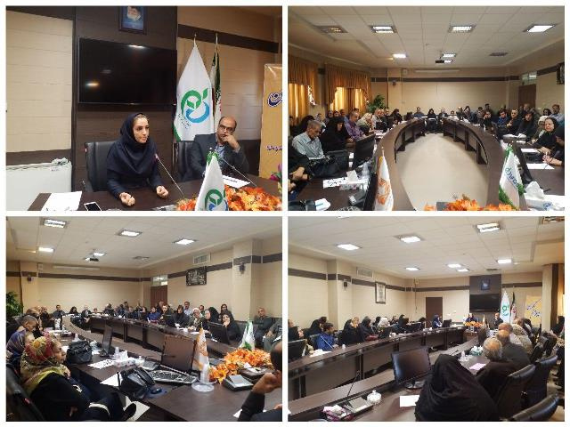 دوره آموزشی تغذیه برای بیماران دیابتی و همچنین کنترل وزن در بیماران هموفیلی در معاونت غذا و دارو اراک