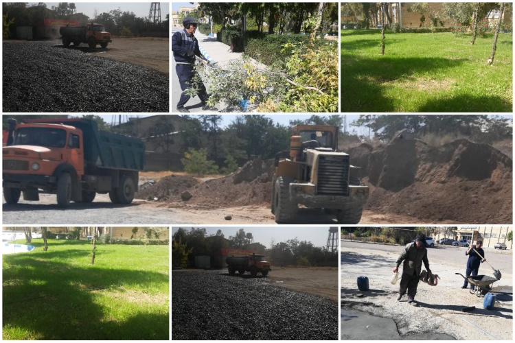 فعالیت های صورت گرفته اداره امور عمومی مجتمع الغدیر دانشگاه علوم پزشکی از ابتدای خرداد ماه سال جاری