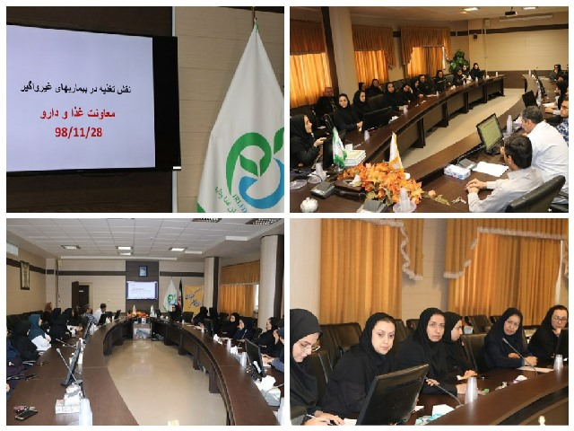 برگزاری دوره آموزشی نقش تغذیه در پیشگیری از بیماریهای غیر واگیر مبتنی بر خواص خوراکی ها