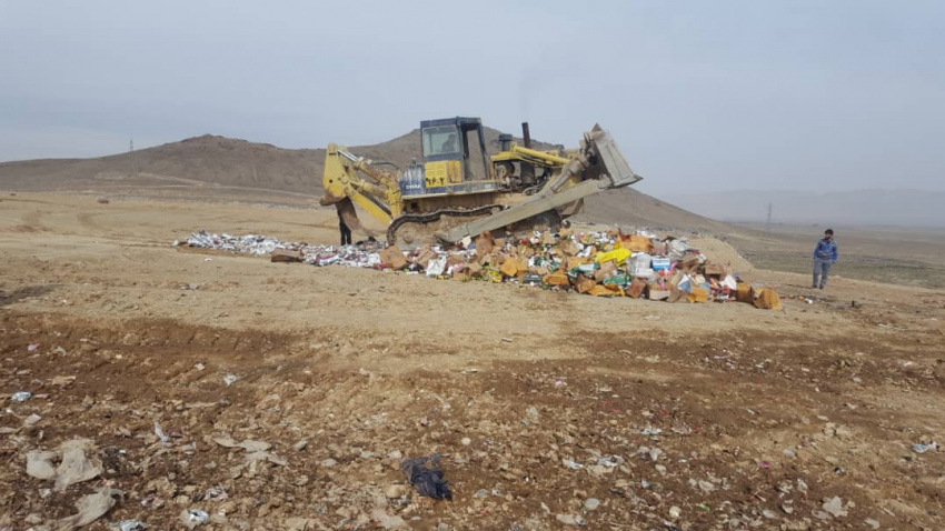 نظارت بر امحاء ۱۳ تن کالای قاچاق به ارزش ۸ میلیارد ریال در اراک