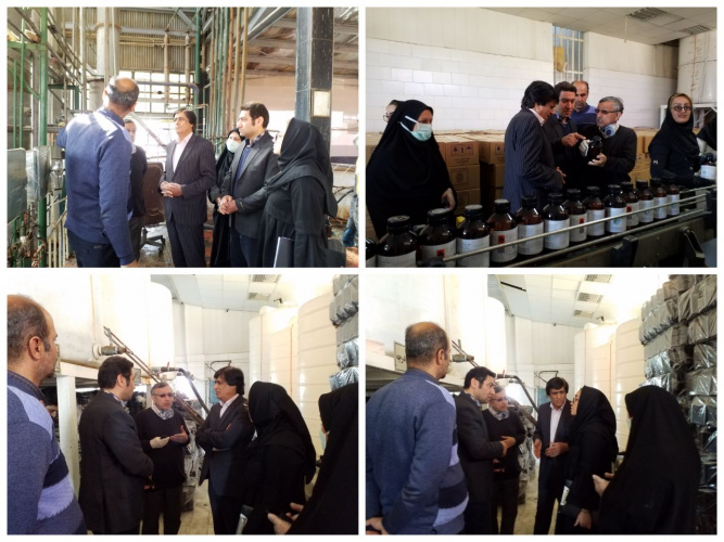 بازدید از کارخانه الکل سازی اراک