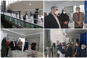 بازدید نماینده مردم اراک ،خنداب و کمیجان به همراه معاون غذا و دارو از شرکت رویال اسانس آلا