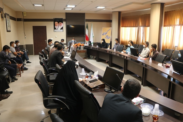 جلسه هم اندیشی در خصوص توزیع و مشکلات مطرح شده از طرف کارگاههای تولید کننده ماسک