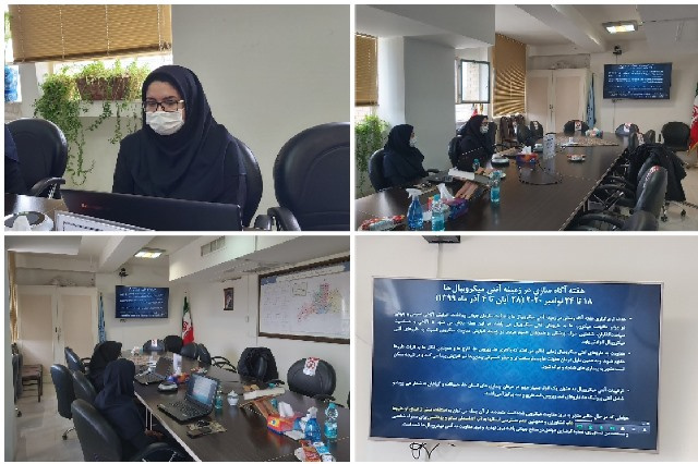 وبینار کارگاه آموزشی پیشگیری ازمقاومت میکروبی ویژه کارشناسان مراکز بهداشتی استان مرکزی