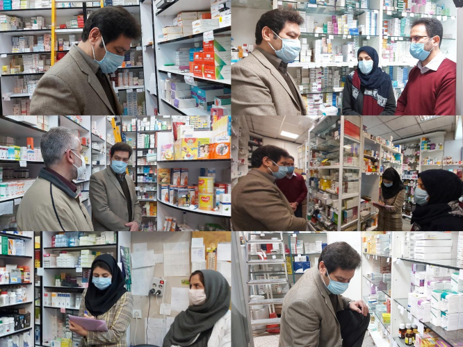 بازدید سرزده و شبانه معاون غذا و دارو از داروخانه های روزانه و عطاری ها اراک