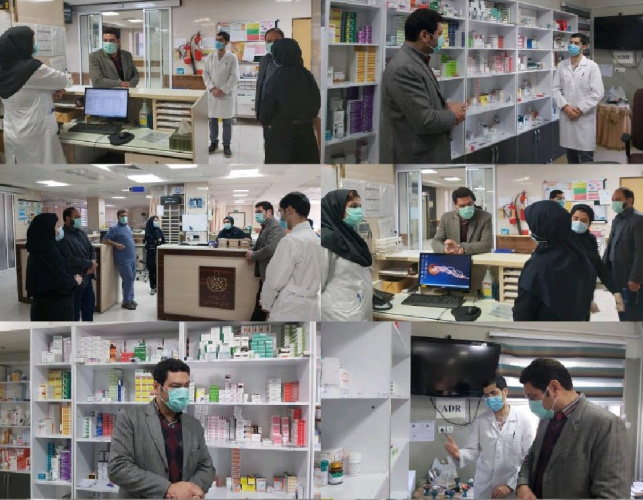 حضور معاون غذا و دارو در بیمارستان آیت ا... خوانساری