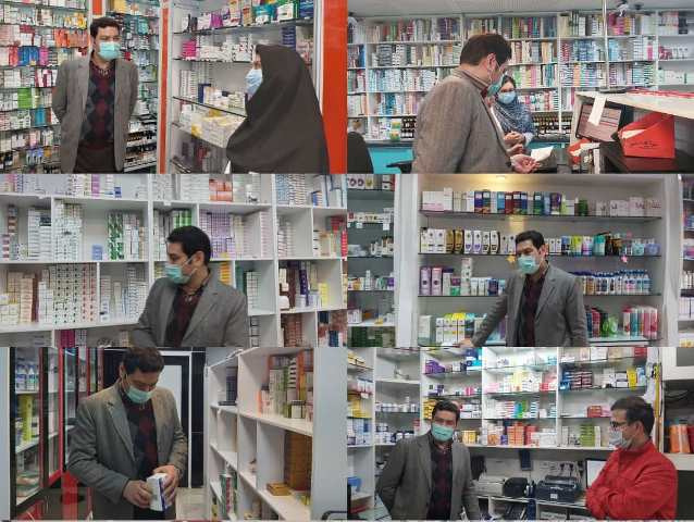 بازدید سرزده معاون غذا و دارو از تعدادی از داروخانه های خصوصی شهر اراک