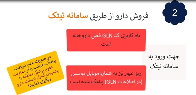 فیلم آموزش ثبت فروش دارو در سامانه تیتک