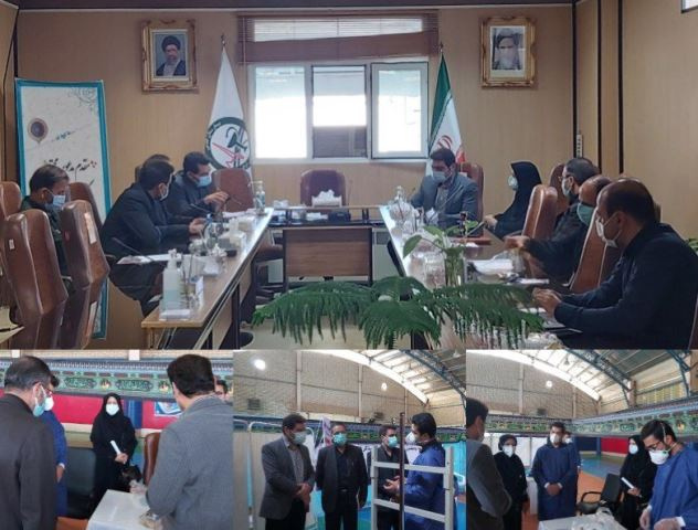 بازدید معاون غذا و دارو از نقاهتگاه بیماران کرونایی بیمارستان قدس اراک