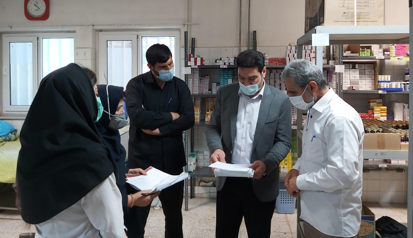 بازدید معاون غذا و دارو دانشگاه از شبکه بهداشت و درمان و داروخانه های خصوصی کمیجان