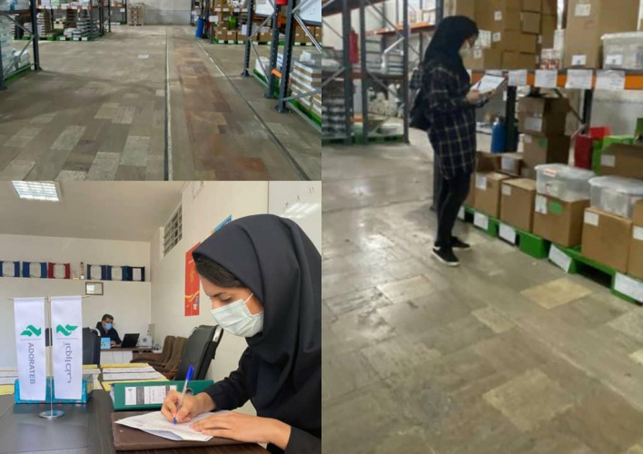 بازرسی کارشناسان اداره فرآورده های طبیعی، سنتی و مکمل معاونت غذا و دارو اراک از شرکت های پخش