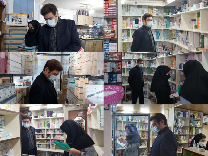 بازدید سرزده و شبانه معاون غذا و دارو اراک از داروخانه های خصوصی