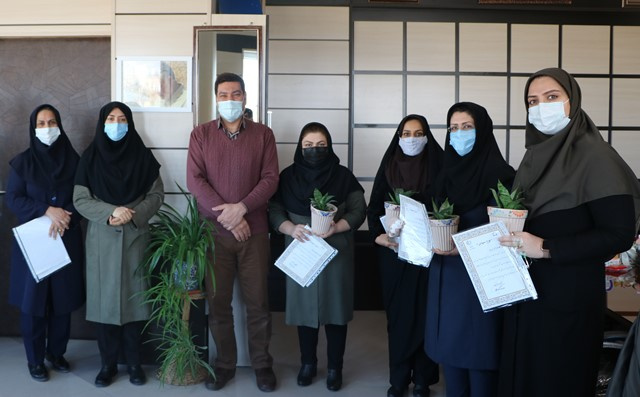 تقدیر از فرشتگان سفید پوش معاونت غذا و دارو اراک