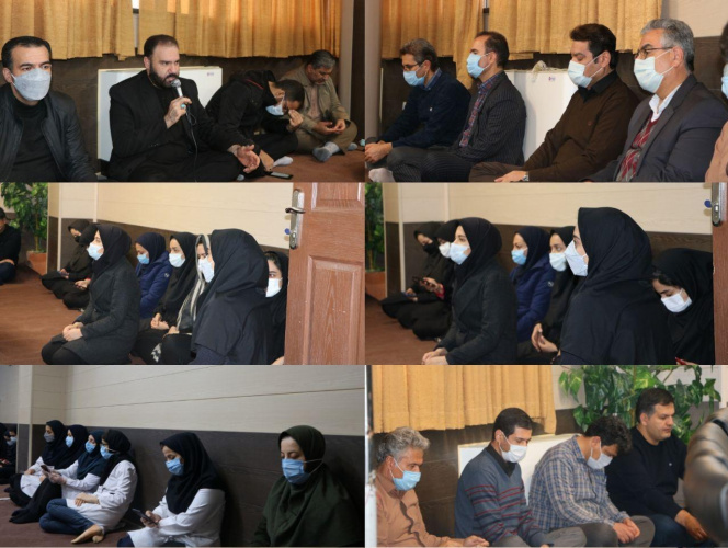 برگزاری مراسم زیارت عاشورا در معاونت غذا و دارو