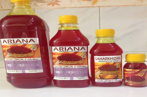 غیرمجاز بودن عصاره زعفران با نام تجاری آریانا
