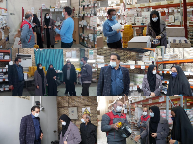 بازدید سرزده مدیر دارویی معاونت غذا و دارو از شرکت های پخش دارویی اراک