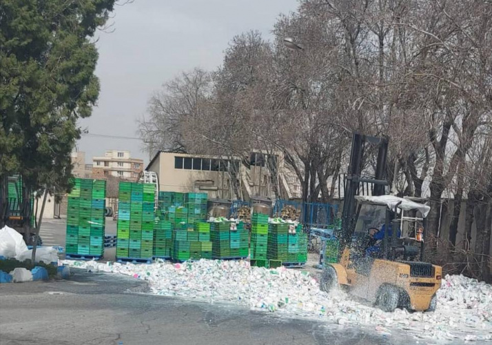 معدوم سازی ۲۶۹ سبد محصولات لبنی تاریخ گذشته و فاسد