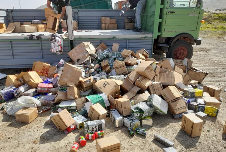 ۲ تن کالاهای قاچاق و غیرمجاز در اراک امحا شد