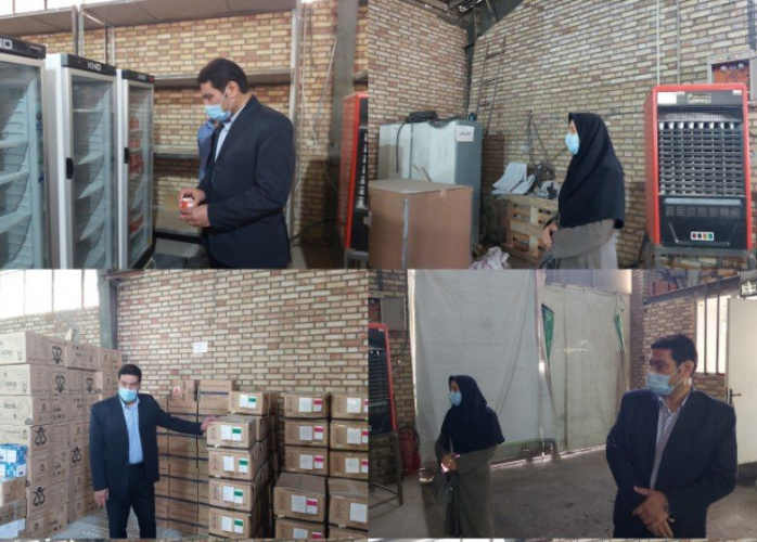 بازدید معاون غذا و دارو از انبار موقت دارویی دانشگاه